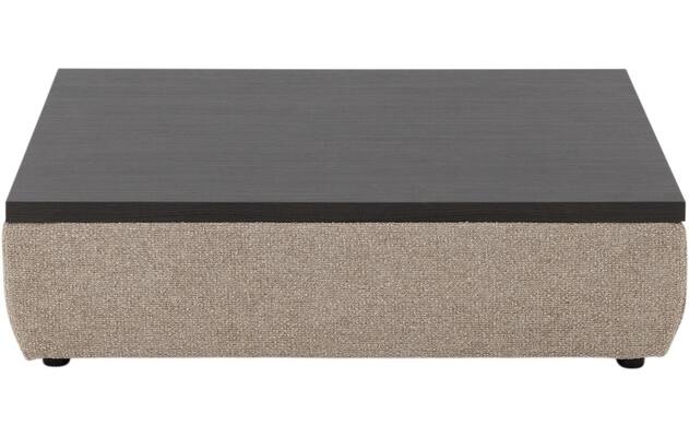 Goossens hocker lago bruin stof - 8252194-{merk}-lago-hocker-stof-03